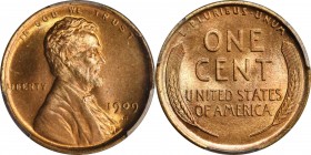 Lincoln Cent
1909-S Lincoln Cent. MS-67 RD (PCGS).
A breathtakingly beautiful example that ranks among the finest 1909-S Lincoln cents known. Vibran...