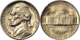 Jefferson Nickel
1939 Jefferson Nickel. FS-801. Doubled Die Reverse, Doubled MONTICELLO. MS-67 FS (PCGS).
An outstanding example of this popular Dou...