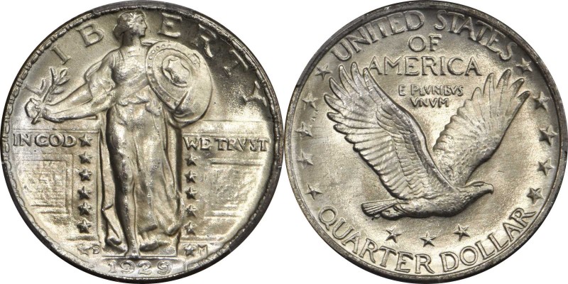 Standing Liberty Quarter
1929-D Standing Liberty Quarter. MS-66 FH (PCGS).
A s...