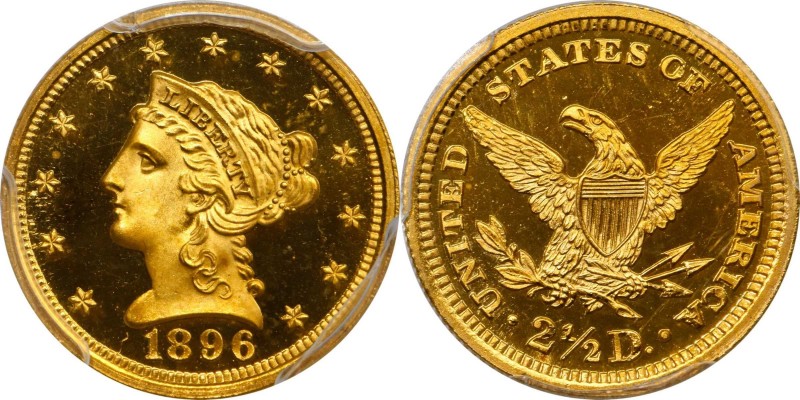 Liberty Head Quarter Eagle
1896 Liberty Head Quarter Eagle. JD-1, the only know...