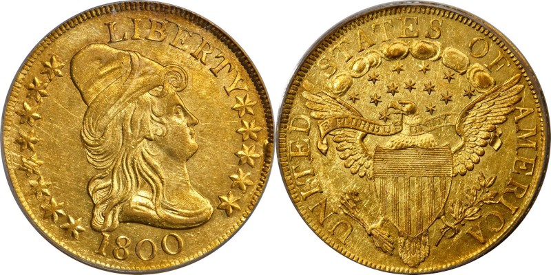 Capped Bust Right Eagle
1800 Capped Bust Right Eagle. BD-1, Taraszka-23, the on...