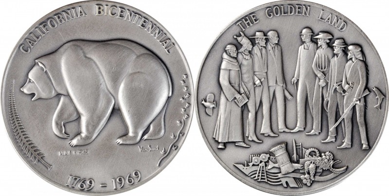 Art Medals - Medallic Art Company
Lot of (3) Three Large 1969 Medallic Art Co. ...
