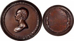 Personal Medals
"1850" Henry Clay Memorial Medal. Electrotype. By Charles Cushing Wright. Julian PE-7. Bronze. About Uncirculated, Edge Dings.
89.5 ...