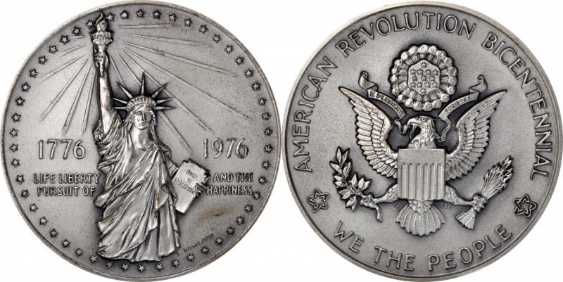 Commemorative Medals
1976 National Bicentennial Medal. Swoger-52IAb. Silver. Mi...