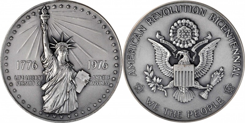 Commemorative Medals
1976 National Bicentennial Medal. Swoger-52IAb. Silver. Mi...