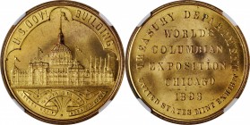 So-Called Dollars
1893 World's Columbian Exposition. Official Medal--Type I, Large Letters Obverse. HK-154, Eglit-23. Rarity-2. Brass. MS-65 (NGC).
...