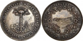 So-Called Dollars
1901-1902 South Carolina Inter-State and West Indian Exposition. Fort Sumter Dollar. HK-292. Rarity-6. Silver-Plated Copper. AU-58 ...