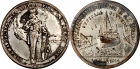 So-Called Dollars
1915 Panama-California Exposition. Official Medal. 34 mm. HK-426, var. Silver-Plated. About Uncirculated.
34 mm. The Hibler-Kappen...