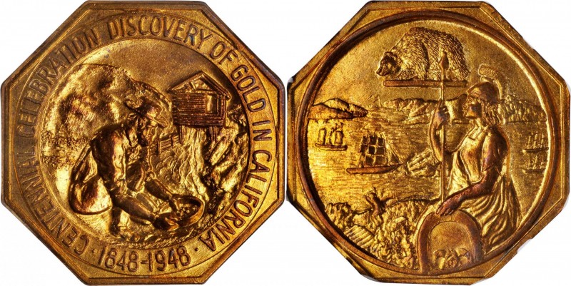 So-Called Dollars
1948 California Gold Discovery Centennial Medal. Type I. HK-4...