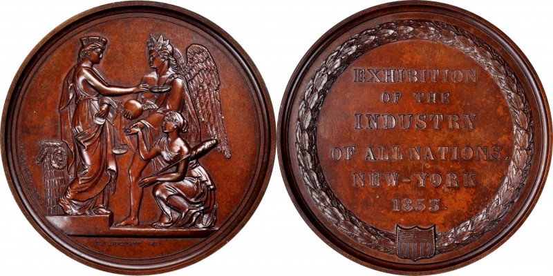 Agricultural, Scientific, and Professional Medals
1853 Exhibition of the Indust...
