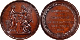 Agricultural, Scientific, and Professional Medals
1853 Exhibition of the Industry of All Nations Award Medal. BY Charles Cushing Wright. Julian AM-16...