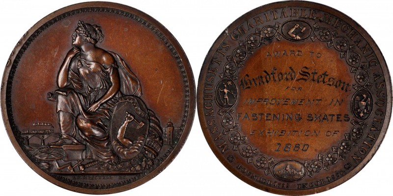 Agricultural, Scientific, and Professional Medals
1860 Massachusetts Charitable...