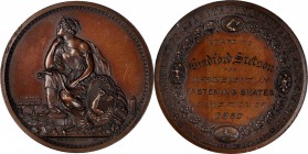 Agricultural, Scientific, and Professional Medals
1860 Massachusetts Charitable Mechanic Association Award Medal. By Francis N. Mitchell. Julian AM-3...
