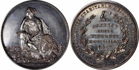 Agricultural, Scientific, and Professional Medals
1874 Massachusetts Charitable Mechanic Association Award Medal. By Francis N. Mitchell. Julian AM-4...