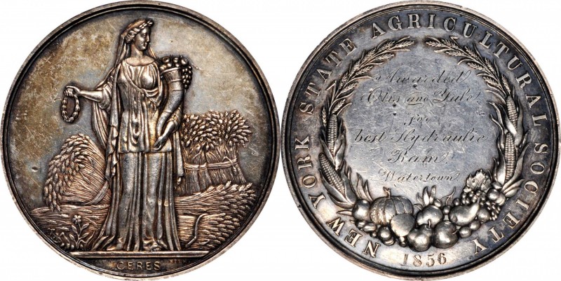 Agricultural, Scientific, and Professional Medals
1856 New York State Agricultu...