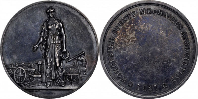 Agricultural, Scientific, and Professional Medals
"1841" Worcester County Mecha...