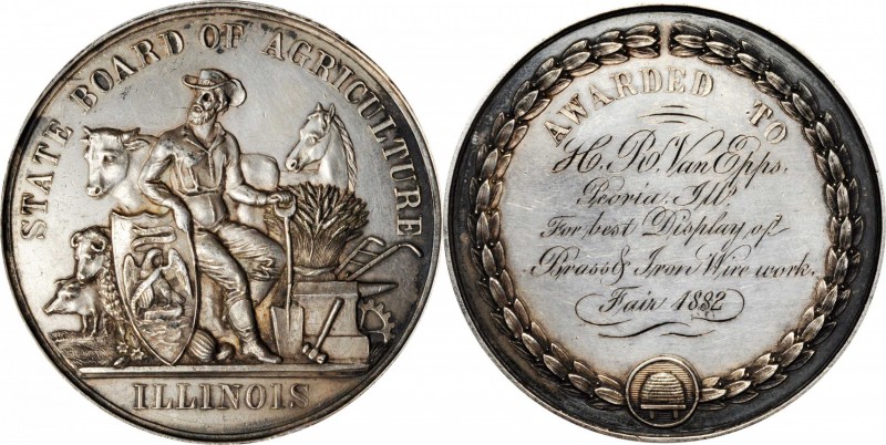 Agricultural, Scientific, and Professional Medals
1882 Illinois State Board of ...