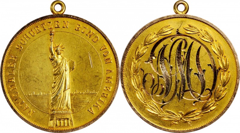 Award Medals
Undated (1895 or later) Nationaler Schuetzen Bund von Amerika Awar...