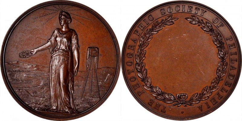 Award Medals
Undated Photographic Society of Philadelphia Award Medal. By Georg...