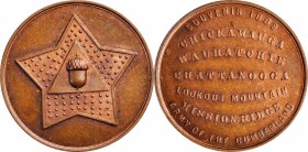 Civil War and Confederacy
1889 Reunion Medal for the Army of the Cumberland. Bronze. 32 mm. Mint State.
Obv: emblem of the Army - an acorn within a ...