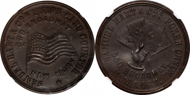 Counters and Gaming Tokens
Undated Samuel Hart & Co. Poker Check. Schenkman-610...