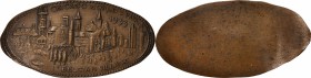 Encased and Elongated Coins
Lot of (3) Elongated Small Cents.
Included are: 1933 Chicago's World's Fair (Century of Progress International Expositio...