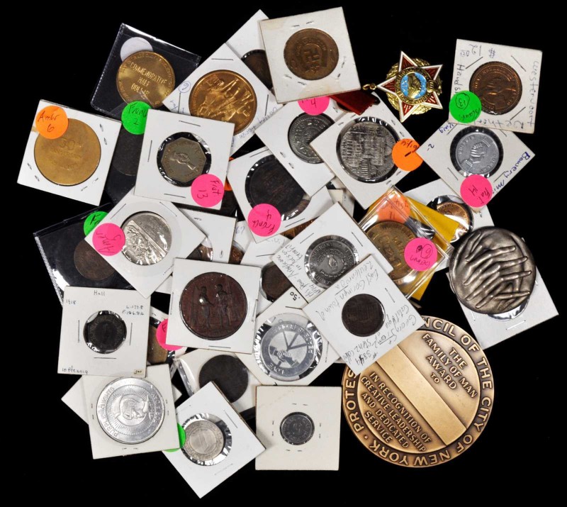 Miscellaneous Exonumia
Lot of Approximately (110) Medals, Tokens and Coins Feat...