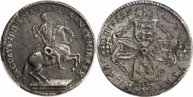 American Plantations Token, or 1/24 Part Real
Undated (ca.1828) American Plantations Token, or 1/24 Part Real. Restrike. Newman 4-E, W-1155. Rarity-4...