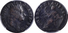 Wood's Hibernia Farthing
1723 Wood's Hibernia Farthing. Martin 3.3-Ba.1, W-12255. Rarity-2. DEI. GRATIA. REX. VF Details--Environmental Damage (PCGS)...