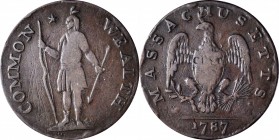 Miscellaneous Colonial and Related Coinage
Lot of (2) Colonial and Early Federal Era Coins.
Included are: 1723 Wood's Hibernia halfpenny, Very Good,...