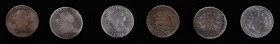 Draped Bust Half Cent
Lot of (3) Draped Bust Half Cents.
Included are: 1800 Good, carbon spots; 1802/0 Second Reverse (a.k.a. Reverse of 1802), Very...