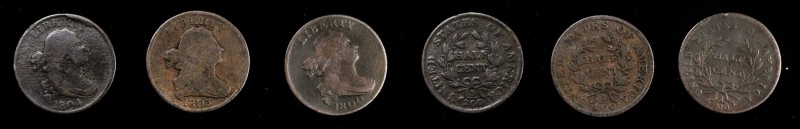 Draped Bust Half Cent
Lot of (3) Draped Bust Half Cents.
Included are: 1800 Ve...