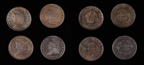 Classic Head Half Cent
Lot of (4) Classic Head Half Cents.
Included are: 1810 Very Good; 1828 13 Stars, Fine; 1832 Extremely Fine; and 1835 Fine, cl...