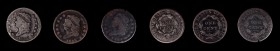 Classic Head Cent
Lot of (3) Classic Head Cents.
Included are: 1811 Good, corroded, edge cut; 1812 Small Date, Very Good, obverse scratch; and 1813 ...