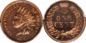 Indian Cent
1872 Indian Cent. Proof-64 RB (PCGS). CAC.
PCGS# 2304. NGC ID: 229R.
From the Naples Bay Collection. 
Estimate: $750