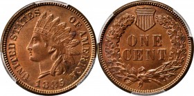 Indian Cent
1885 Indian Cent. MS-64 BN (PCGS).
PCGS# 2151. NGC ID: 228C.
Estimate: $135
