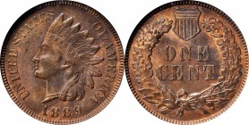 Indian Cent
1889 Indian Cent. MS-64 BN (NGC).
PCGS# 2172. NGC ID: 228H.
Estimate: $100
