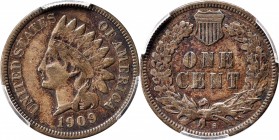 Indian Cent
1909-S Indian Cent. Fine-15 (PCGS).
PCGS# 2238. NGC ID: 2298.
Estimate: $265