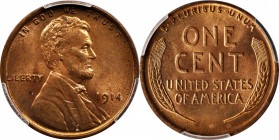 Lincoln Cent
1914 Lincoln Cent. MS-64 RB (PCGS).
PCGS# 2469. NGC ID: 22BG.
Estimate: $75