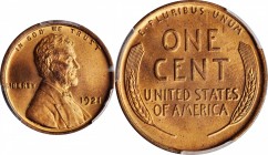 Lincoln Cent
1921 Lincoln Cent. MS-65 RD (PCGS).
PCGS# 2533. NGC ID: 22C6.
From the Monterrey Collection.
Estimate: $275