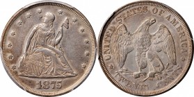 Twenty-Cent Piece
1875 Twenty-Cent Piece. BF-1. Rarity-1. EF Details--Cleaned (PCGS).
PCGS# 5296. NGC ID: 23R5.
Estimate: $280