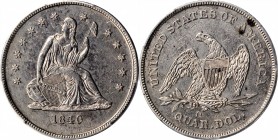 Liberty Seated Quarter
1840-O Liberty Seated Quarter. No Drapery. Briggs 1-A. Mintmark Left. AU Details--Surfaces Smoothed (PCGS).
PCGS# 5393. NGC I...