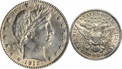 Barber Quarter
1912-S Barber Quarter. Unc Details--Cleaned (PCGS).
PCGS# 5663. NGC ID: 23ZT.
Estimate: $275