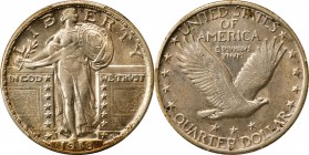 Standing Liberty Quarter
1918-D Standing Liberty Quarter. MS-62 (PCGS).
PCGS# 5722. NGC ID: 2438.
From the Naples Bay Collection. 
Estimate: $275
