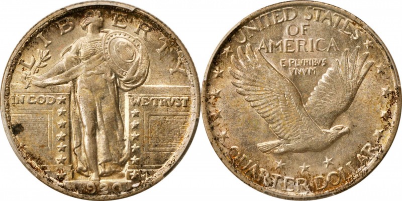 Standing Liberty Quarter
1920 Standing Liberty Quarter. MS-63 (PCGS).
PCGS# 57...