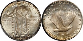 Standing Liberty Quarter
1924-D Standing Liberty Quarter. MS-66 (PCGS). CAC.
PCGS# 5748. NGC ID: 243M.
From the Naples Bay Collection. 
Estimate: ...