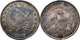 Capped Bust Half Dollar
1821 Capped Bust Half Dollar. O-101a. Rarity-1. AU-55 (PCGS). CAC.
PCGS# 6128. NGC ID: 24FF.
From the Naples Bay Collection...