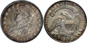 Capped Bust Half Dollar
1831 Capped Bust Half Dollar. O-103. Rarity-1. AU Details--Cleaned (PCGS).
PCGS# 6159. NGC ID: 24FV.
Estimate: $125