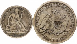 Liberty Seated Half Dollar
1843 Liberty Seated Half Dollar. WB-22. Rarity-4. VG-10 (PCGS).
PCGS# 6243. NGC ID: 24GX.
From the Naples Bay Collection...