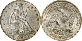 Liberty Seated Half Dollar
1853 Liberty Seated Half Dollar. Arrows and Rays. WB-101. AU-53 (PCGS).
PCGS# 6275. NGC ID: 24JJ.
From the Collection of...